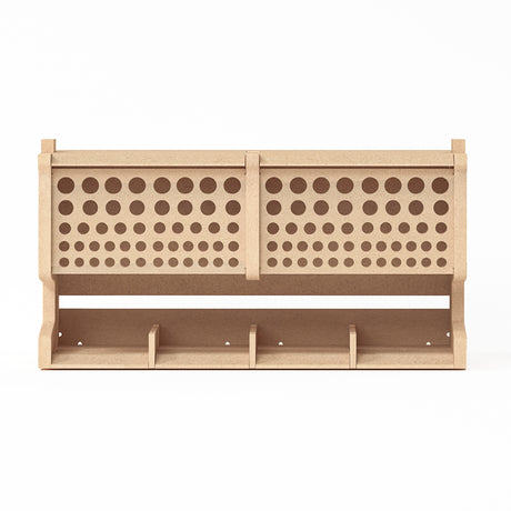 Bucasso Wooden Model Paint Organizer, Paint Rack with MDF Material for 35  Paint Bottles, Craft Paint Holder Suitable for Tamiya/Vallejo/Citadel, GK11
