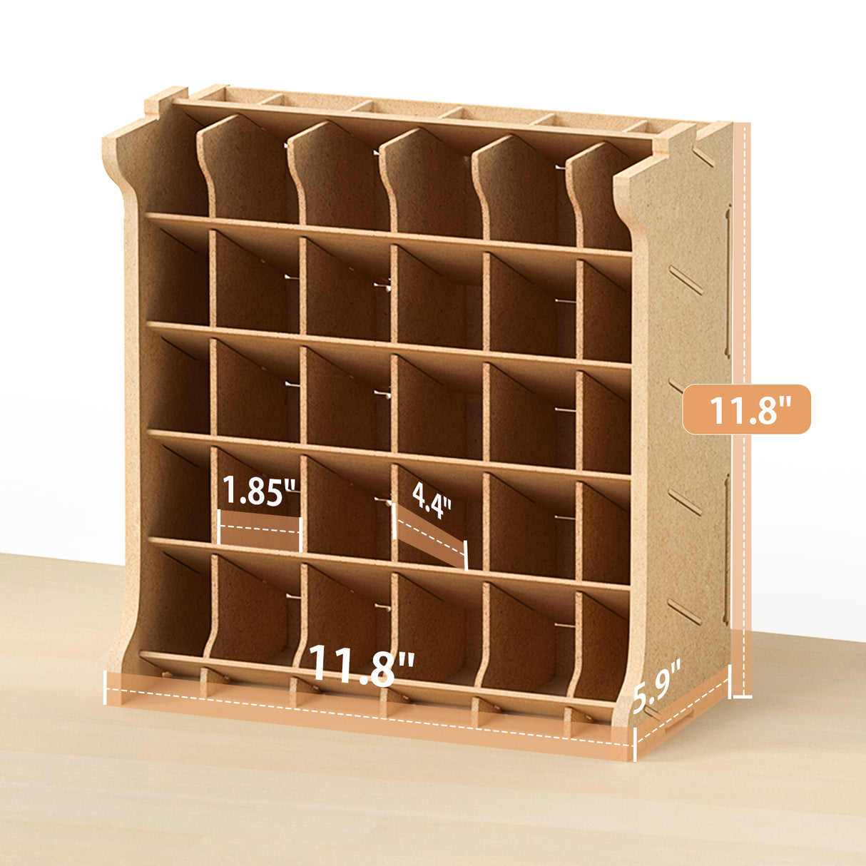 Bucasso Wooden Model Kit Tool Organizer Rack with MDF Material, Wooden  Paint Rack, Screwdriver/Brush/Tool Holder, Suitable for Tamiya Paints and  Model Tools, GK1 : : Home